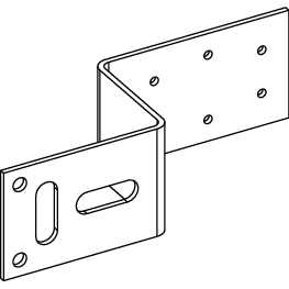 TECE SE - TECEflex Halter einfach, winkelig für Wandscheibe, # 720527