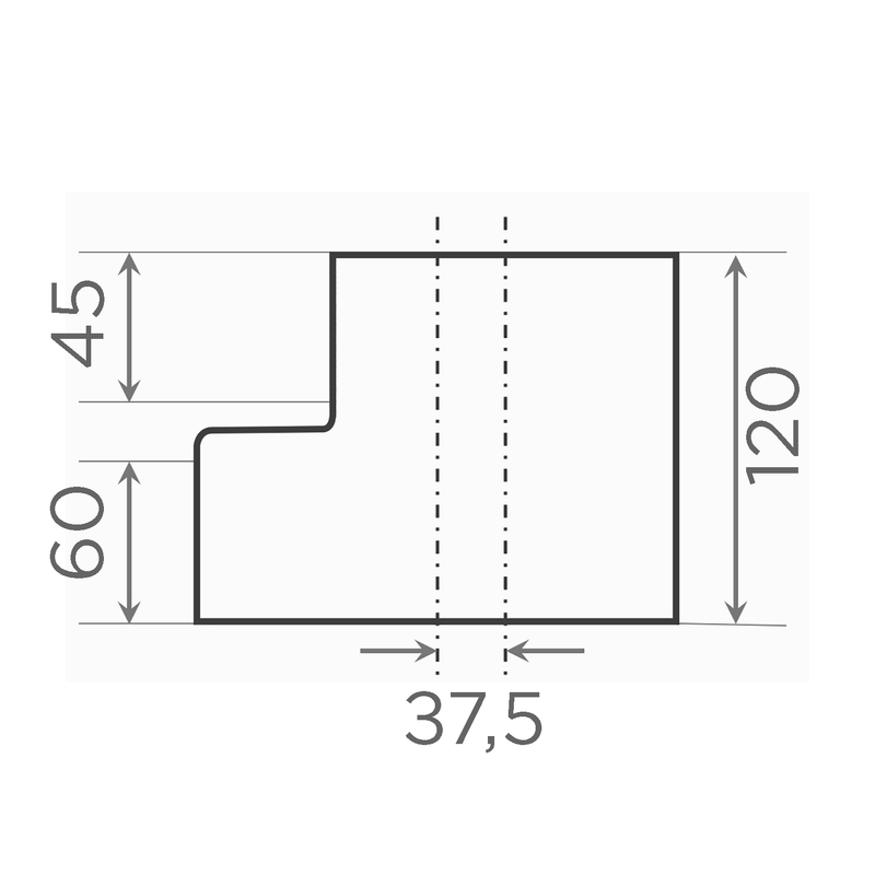 Fornatis - Übergangsrohr exzentrisch DN200x125