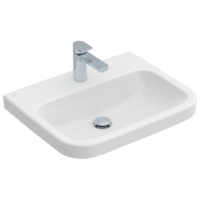 VILLEROY & BOCH - WT ARCHITECTURA 4188 600x470mm 3-LArm mittl HL durchg o Ül Eckig WeißAlpin C