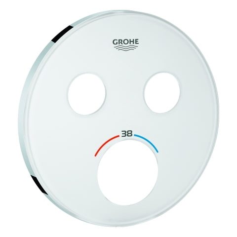 Grohe - Rosette 49033 für SmartControl UP-THM mit 2 ASV moon white