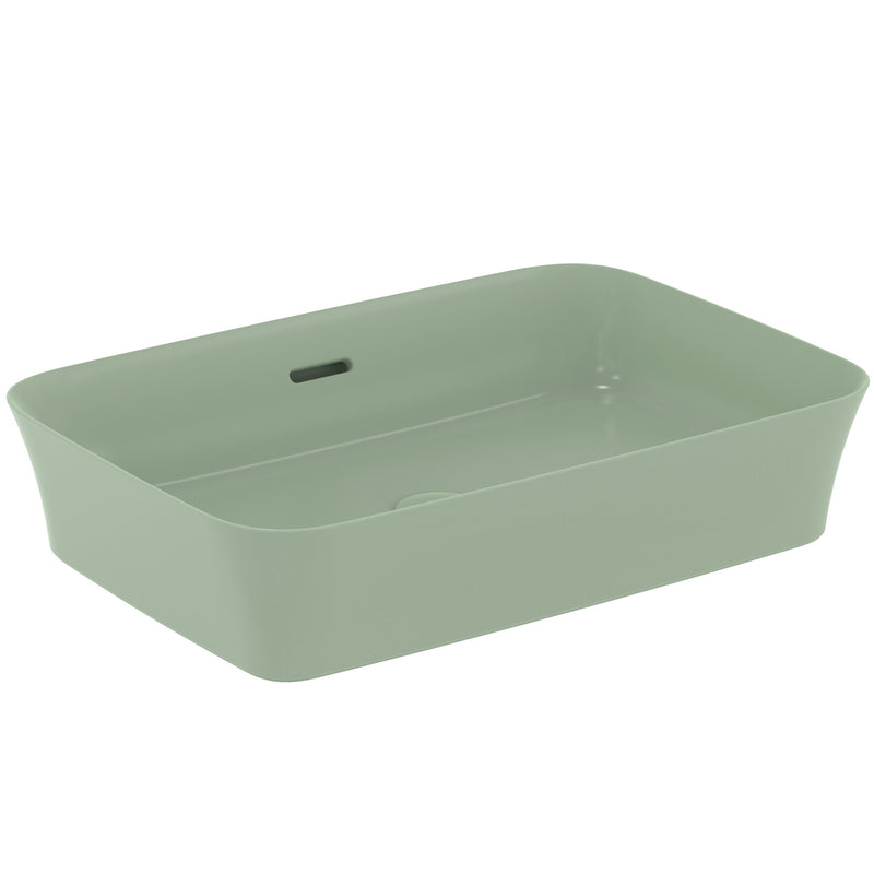 Ideal Standard - Schale IPALYSS, o.Hl., m.Ül., 550x380x120mm, Salbeigrün