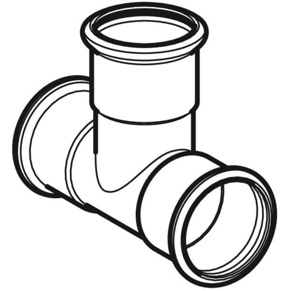Geberit Vertriebs - Kupfer G T-Stück Du: 35mm # 34532