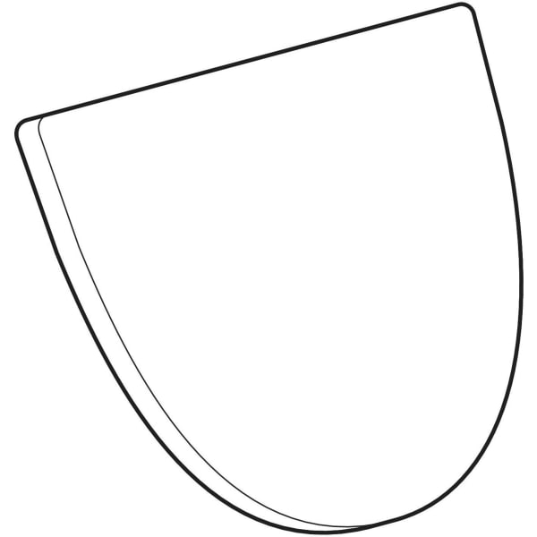 Geberit Vertriebs - Urinaldeckel FLOW 575905 weiß