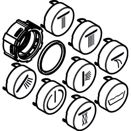 Hansgrohe - Symbole Set AXOR schwarz