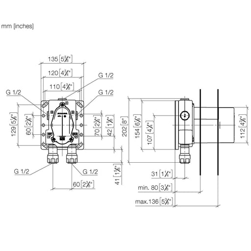 Dornbracht - UP-Therm. m.Vorabsperrung UP-Produkte 35428970