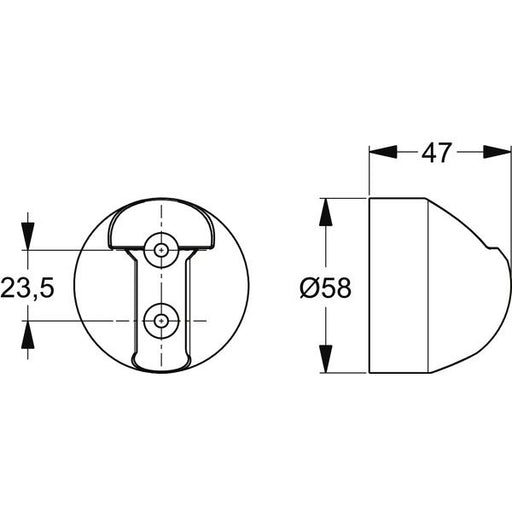 Ideal Standard - Brausehalter fix IDEALRAIN B9467 chrom