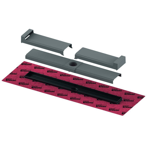 TECE SE - TECEdrainline-Evo Duschrinne, farbig beschichtet, schwarz matt, 900 mm