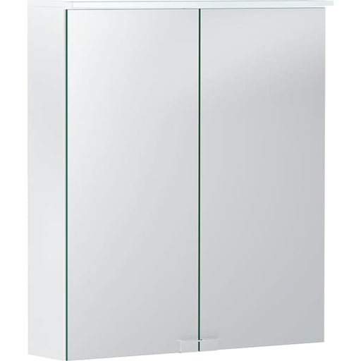 Geberit Vertriebs - Spiegelschrank OPTION Basic m. Beleuchtung, zwei Türen, 60x67,5x14cm