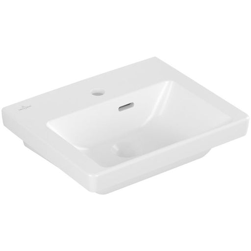 VILLEROY & BOCH - HWB Subway 3.0 45 450x370mm re-eckig 1HL. m. ÜL. Stone White cplus