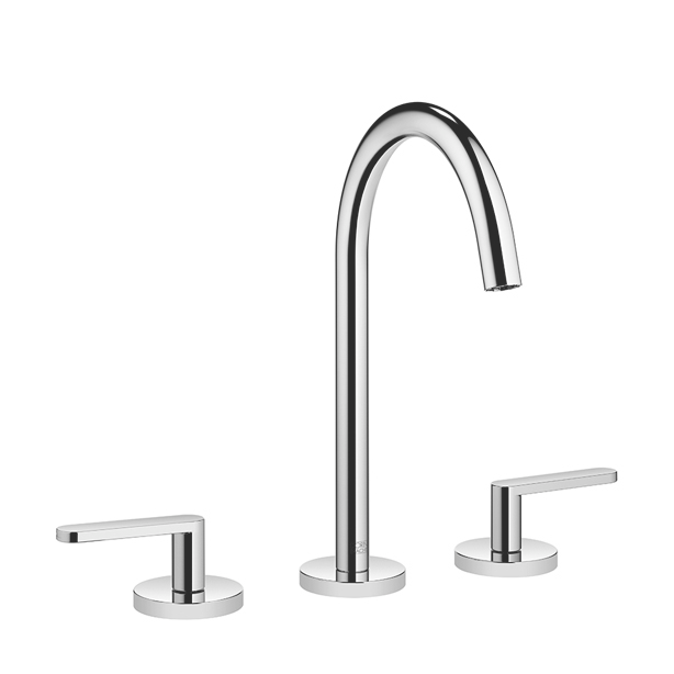 Dornbracht - WT-3-Lochbatt. m. Ablaufgarn. META 20713661 schwarz matt