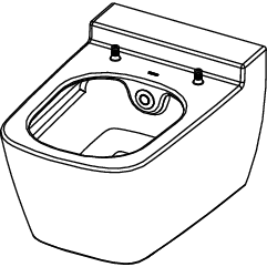 TECE SE - TECEone WC-Keramik mit Duschfunktion Kaltwasser