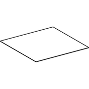 Geberit Vertriebs - Abdeckpl. oben mit Glas, Sand, ACANTO zu Seitenschrank Art.-Nr.: 500.618.JL.2