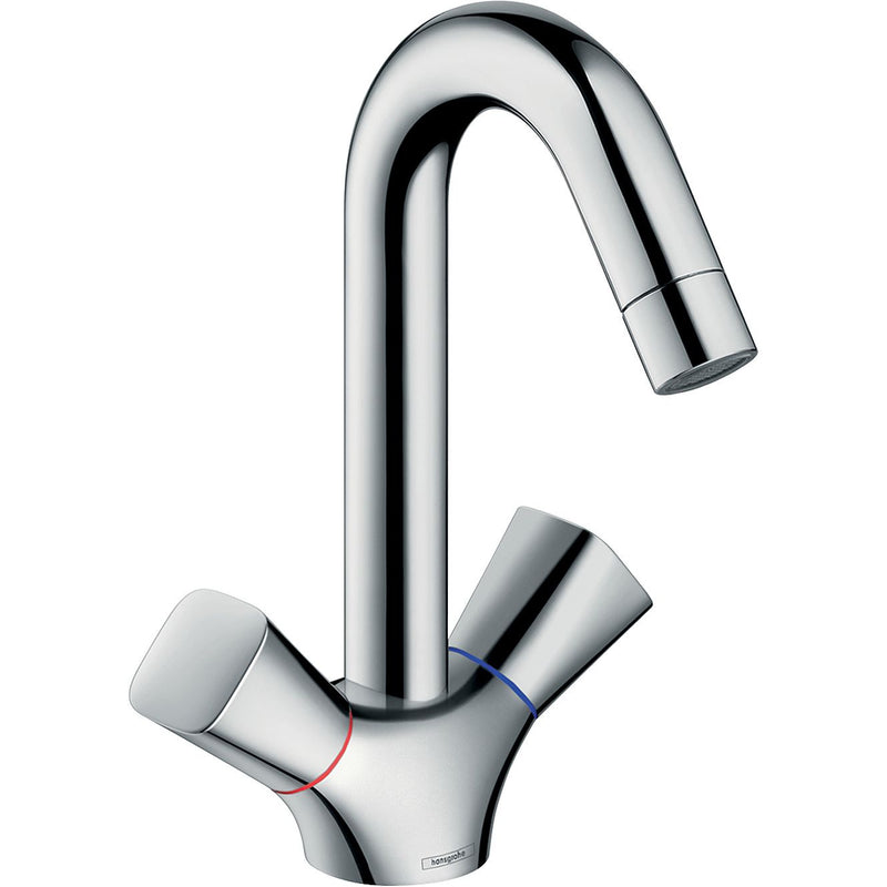 Hansgrohe - Zweigriff Waschtischarmatur LOGIS chrom ohne Ablaufgarnitur 71221
