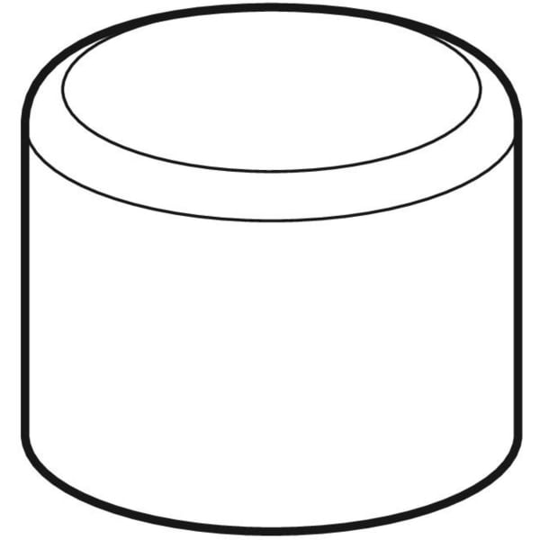 Geberit Vertriebs - Kappe für Rohrende PE transparent d22