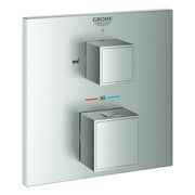 Grohe - THM-Wannenbatterie GROHTHERM Cube 24155 FMS für 35600 2-W-Umst. supersteel