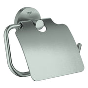 Grohe - WC-Papierhalter ESSENTIALS 40367 Metall mit Deckel supersteel