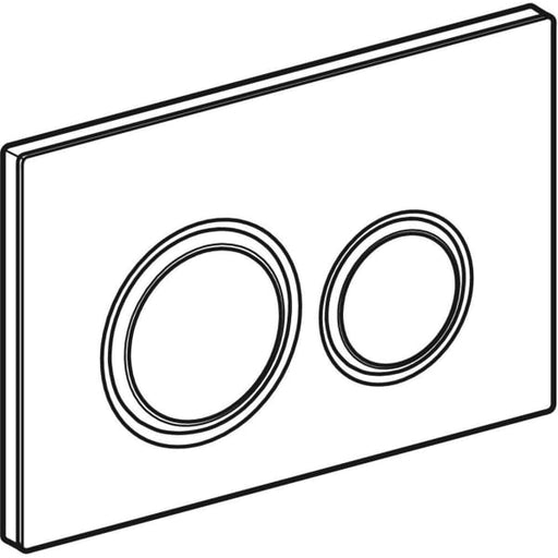 Geberit Vertriebs - Sigma50 (ex Sigma21) BetPl., 2-M-Sp. Round, Metallfarbe rotgold, Mustang Sch