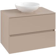 VILLEROY & BOCH - Konsolen-Unterschrank 800mm f AWT 2 Ausz 1 Aussch oLB C516H0 RR Macciato