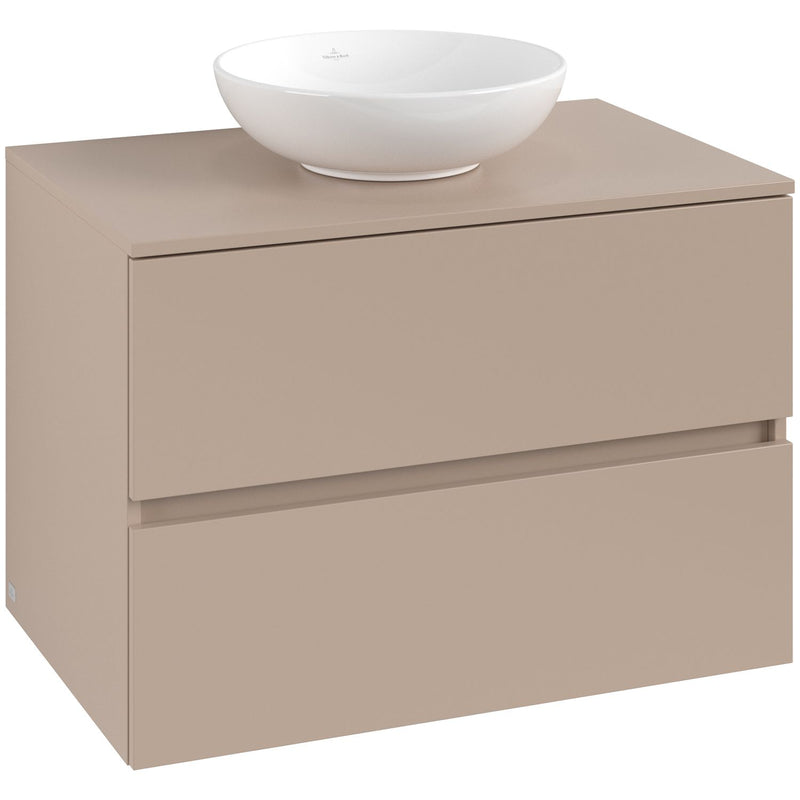 VILLEROY & BOCH - Konsolen-Unterschrank 800mm f AWT 2 Ausz 1 Aussch oLB C516H0 RR Macciato