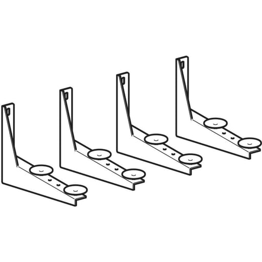 Geberit Vertriebs - Wandkonsole (VPE=4 Stück) 521092 edelstahl