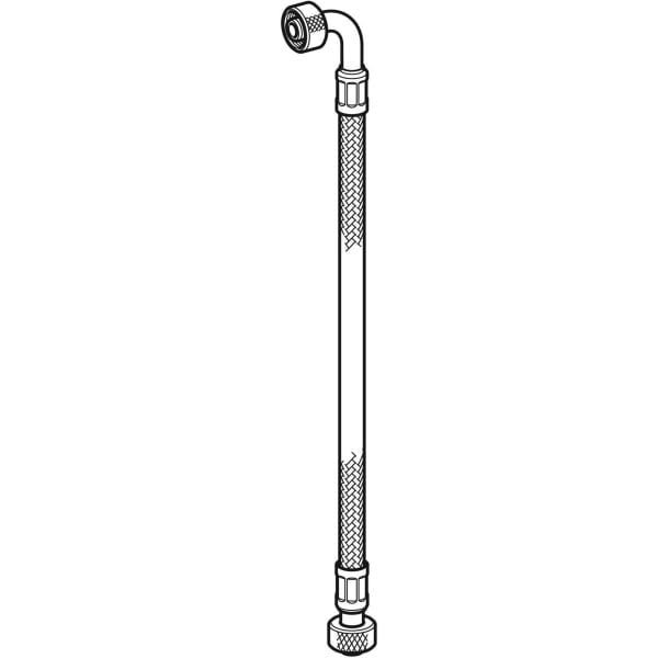 Geberit Vertriebs - Panzerschlauch für Monolith Sanitärmodul für WC, 114cm