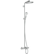 Hansgrohe - Showerpipe CROMETTA S 240 für Wanne chrom mit Thermostat