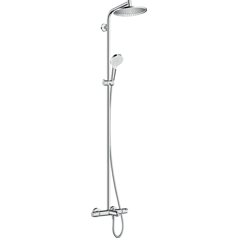 Hansgrohe - Showerpipe CROMETTA S 240 für Wanne chrom mit Thermostat