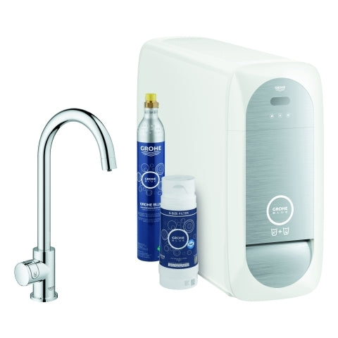 Grohe - BLUE Home Mono Starter Kit 31498 Bluetooth/WIFI C-Auslauf chrom