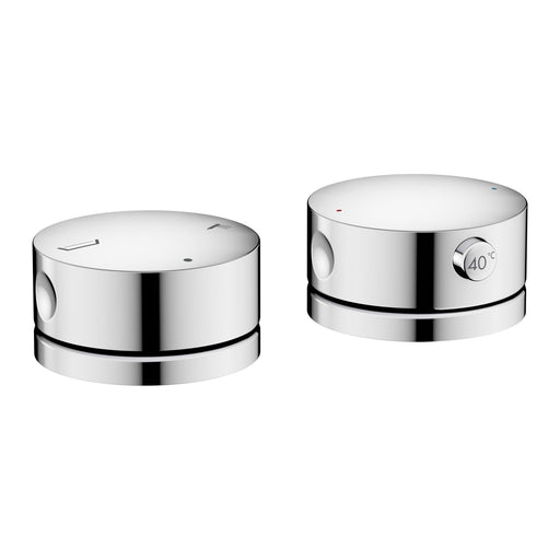 Hansgrohe - 2-Loch Wannenrandarmatur AXOR One mit Thermostat chrom