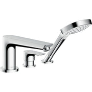 Hansgrohe - 3-Loch Wannenmischer Talis E F-Set chrom