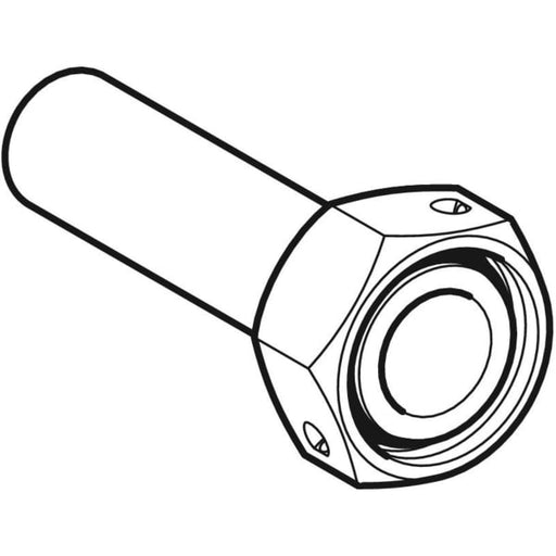 Geberit Vertriebs - Niro G Anschlussverschr. Einsch., Du: 28mm - 13/8 kon., # 34214