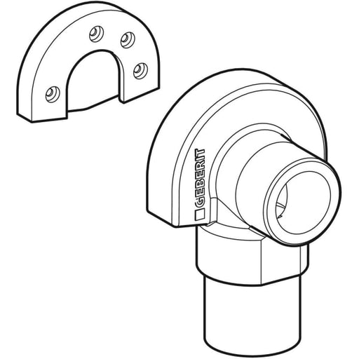 Geberit - Schalldämmset zu Anschlusswinkel 90Gr einfach Rp1/2
