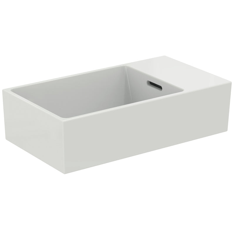 Ideal Standard - Handwaschbecken EXTRA, o.Hl., m.Ül., Ablg.re.,450x250x150mm,geschli.,Weiß IP