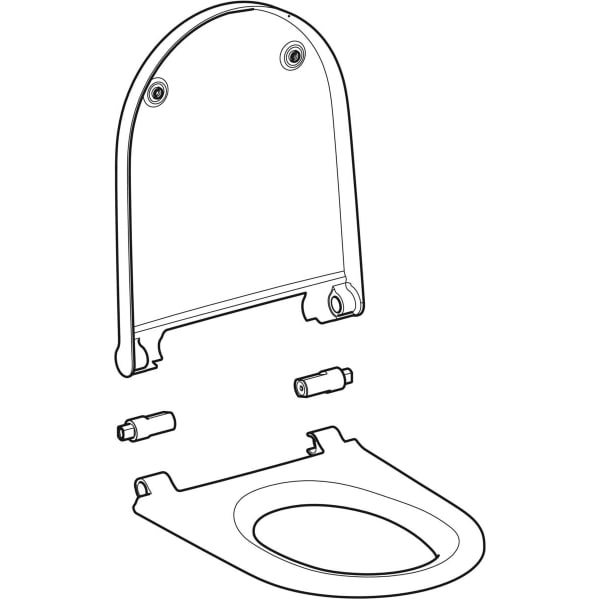 Geberit Vertriebs - WC-Sitz für AquaClean Sela weiß-alpin