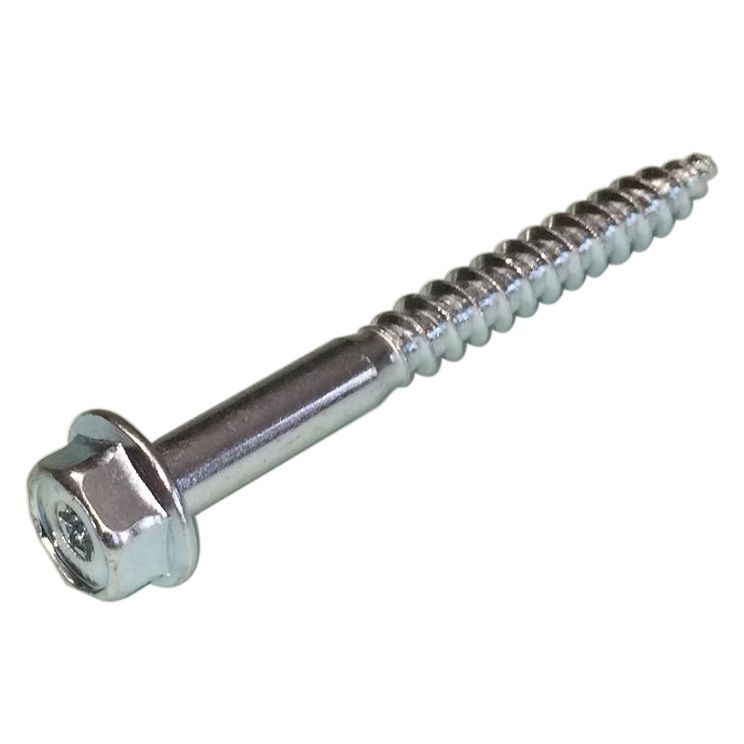 Walraven - Sechskantholzschraube 6183808 p.Stück H 8x80mm, verzinkt, mit Schlitz