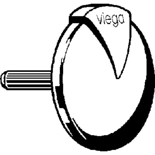 Viega - Drehrosette Visign M1/R1 6162.02 aus Kunststoff verchromt