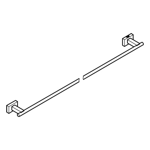 Grohe - Badetuchhalter ESSENTIALS CUBE 40509 558mm Metall chrom