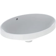 Geberit Vertriebs - Einbau-WT VARIFORM, oval, 550x400mm ohne Hahnloch, mit Überlauf, weiß