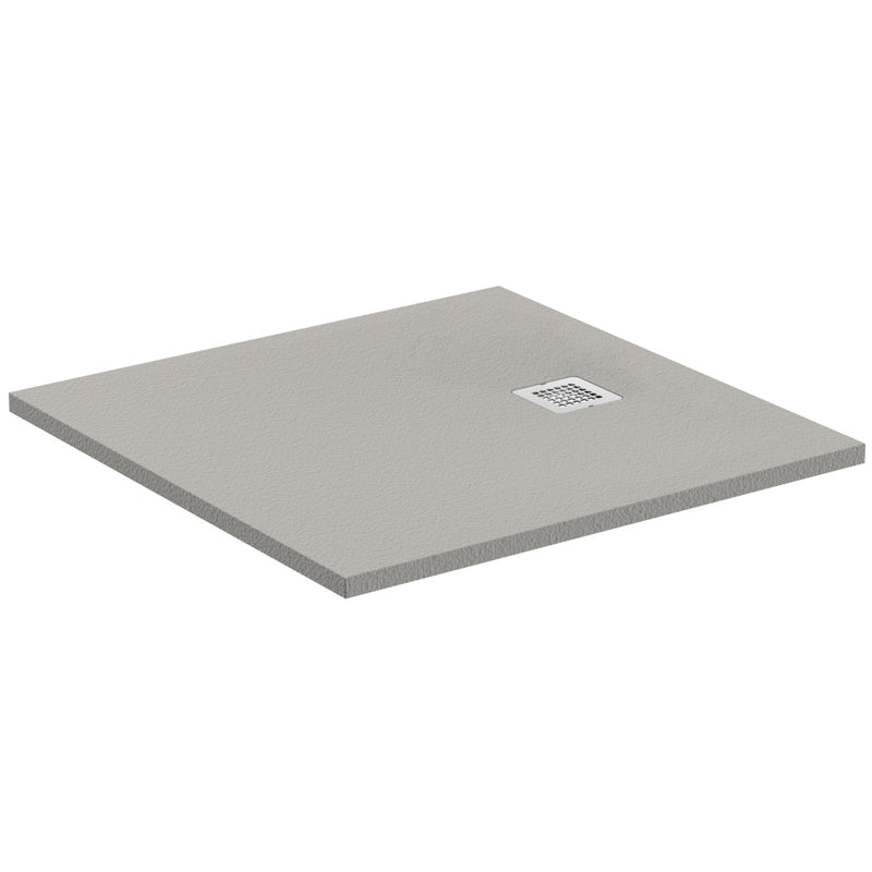 Ideal Standard - Rechteck-Brausewanne ULTRAFLAT S, 900x900x30mm, Quarzgrau