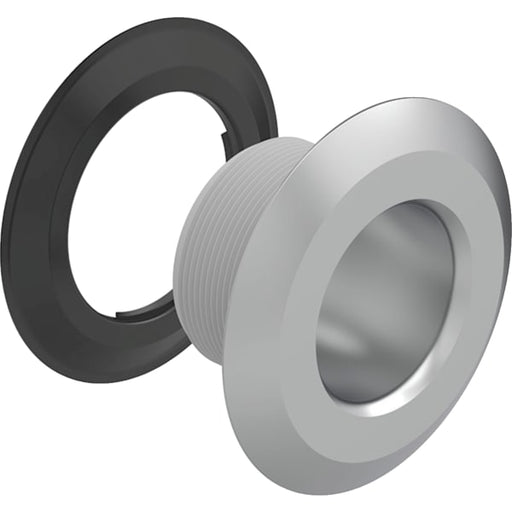 Geberit Vertriebs - Flansch mit Schleifring zu BW-Ablauf mit Druckbet. PushControl mattverchromt