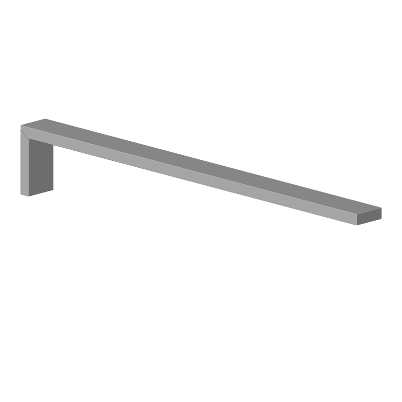 Dornbracht - Stange für Handtuchhalter Ersatzteile 05179855100 19 x 285 x 255 mm chrom