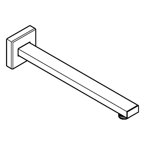 Grohe - Brausearm RAINSHOWER 27709 Ausladung 286mm chrom