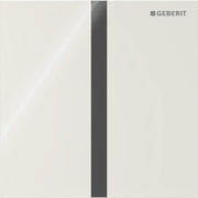 Geberit Vertriebs - Typ 40 UR-Strg. m. elektron. Sp-Ausl. Netz.-Betr., Square, Glas, sand-grau