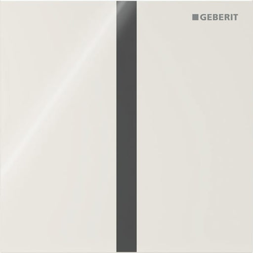 Geberit Vertriebs - Typ 40 UR-Strg. m. elektron. Sp-Ausl. Netz.-Betr., Square, Glas, sand-grau