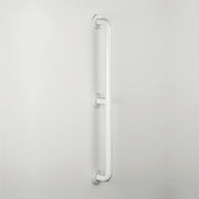 PBA - 400 Nylon Sicherheitsstange senkr. 438 1420mm Wand-Wand m. Mittelst. weiß