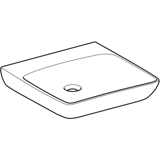 Geberit Vertriebs - Renova Comfort WT barrierefrei 60x55cm, o. Hl., o. Ül., weiß