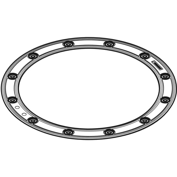 Geberit Vertriebs - Pluvia Set Flachdichtung 242612001 zu Dachwassereinlauf 25L/s