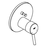 Grohe - EH-Wannenbatterie CONCETTO 24054 FMS für RAPIDO SmartBox chrom