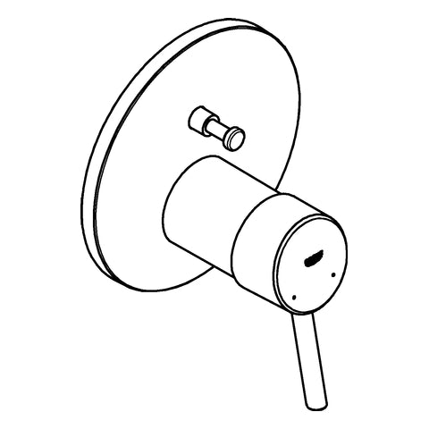 Grohe - EH-Wannenbatterie CONCETTO 24054 FMS für RAPIDO SmartBox chrom