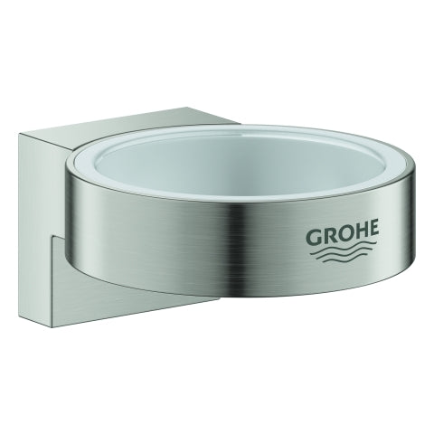 Grohe - Halter SELECTION 41027 für Glas/Seifenspender supersteel